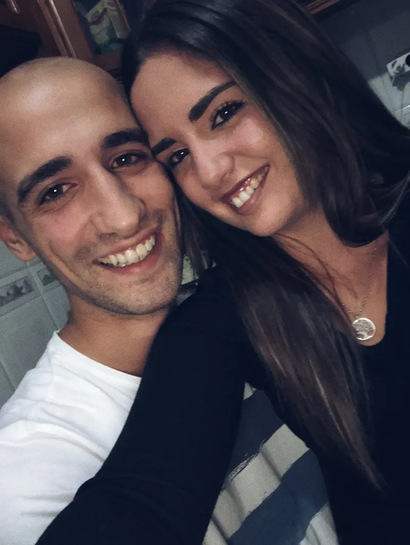 Inês e Gonçalo, sorridentes